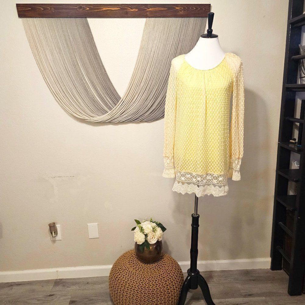 Umgee Lace Tunic Sz M - Picture 1 of 4